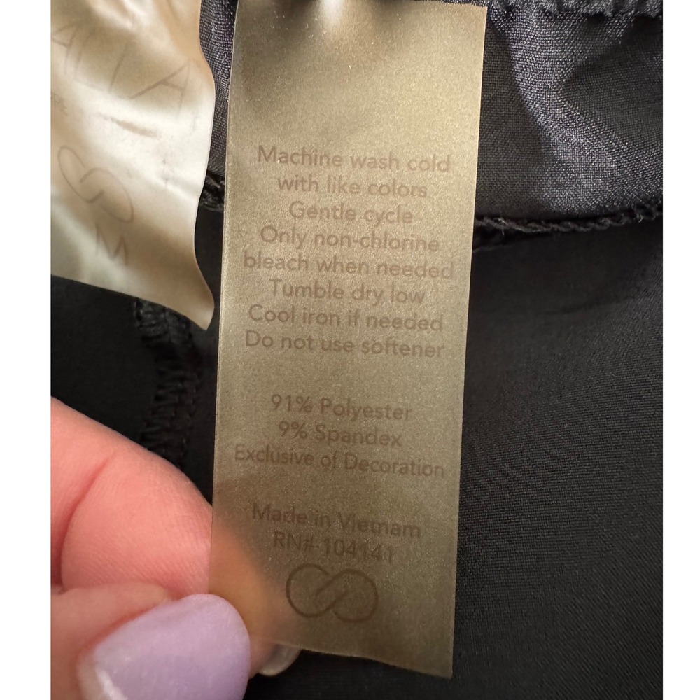 CALIA by Carrie Underwood Womens Jogger Pants Elastic Waist Stretch Black Medium - Picture 6 of 10